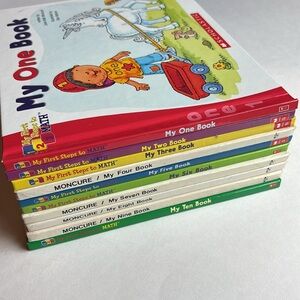 Vintage My Number Hardcover Books 1-10 by Jane Belk Moncure
